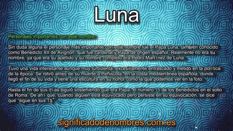 luna espanol|que significa luna.